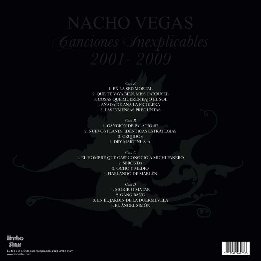 Canciones Inexplicables 2001-2009 Back Cover